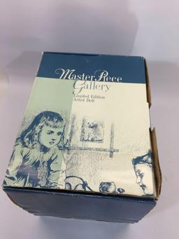 Master Piece Gallery Limited Edition Artist Doll - In Original Packaging 15in tall