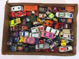 Box of Hot Wheels & Toy Cars