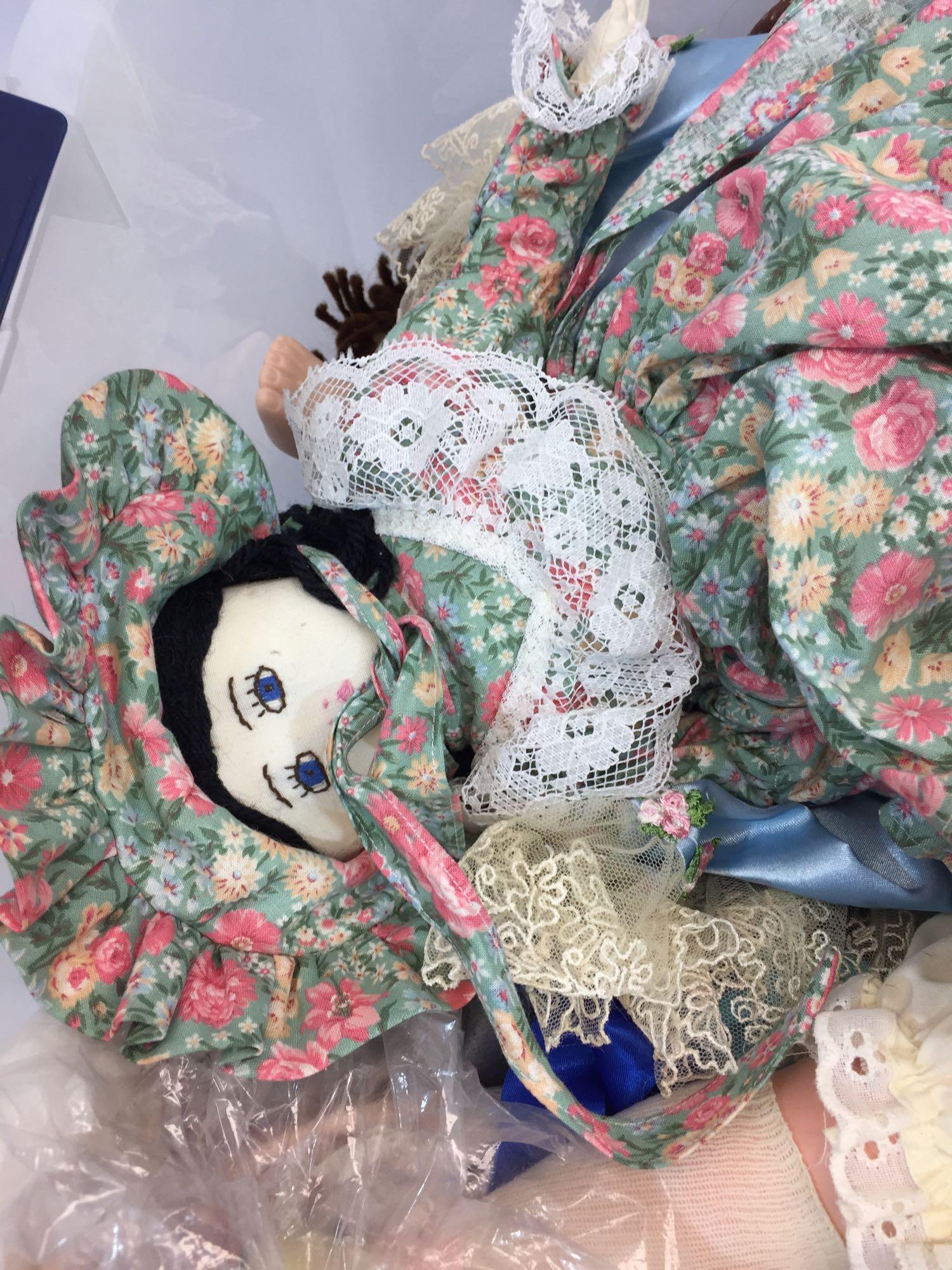 Lot of Various Vintage Dolls