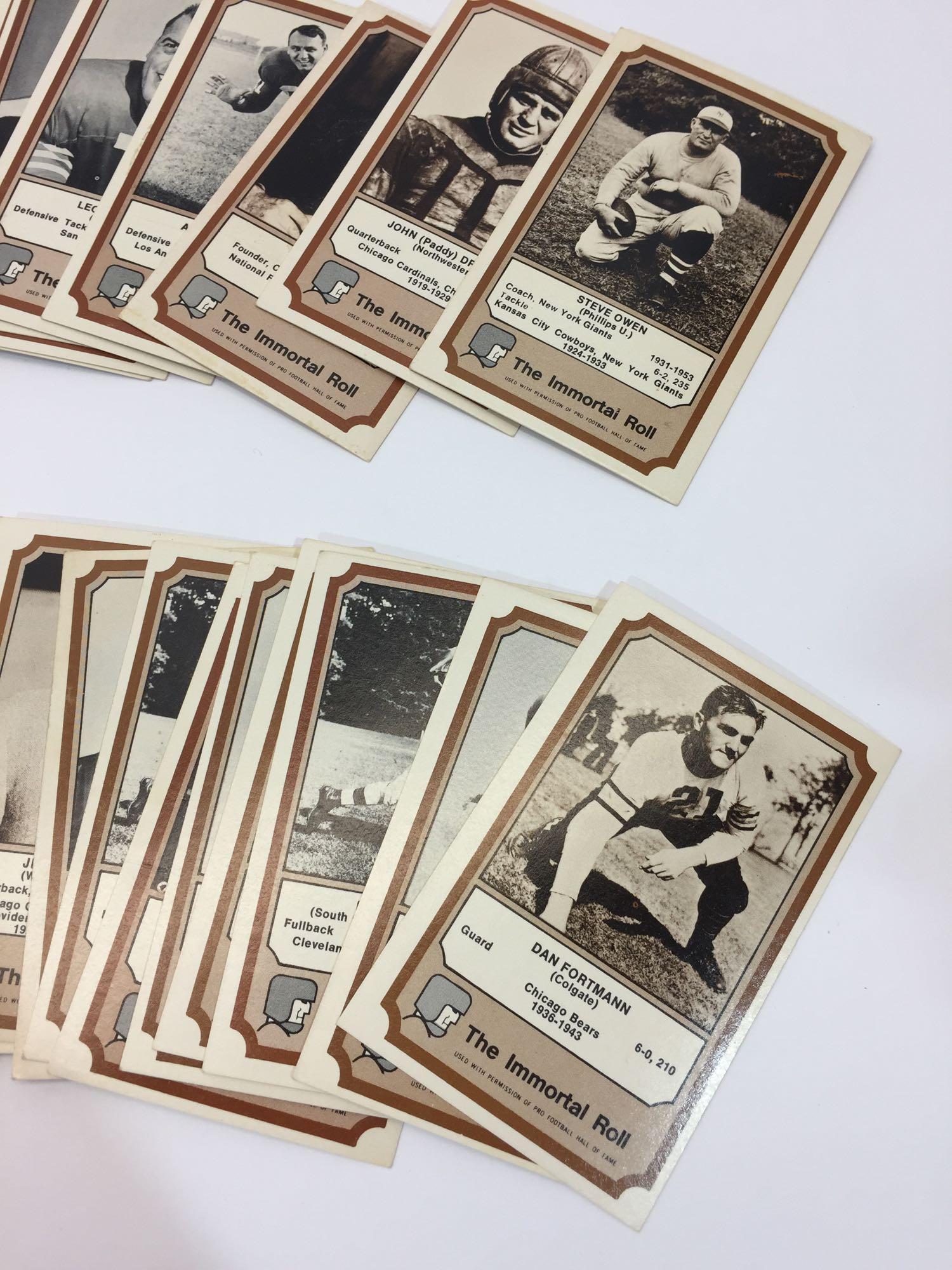 Fleer Football Cards The Immortal Roll Collection