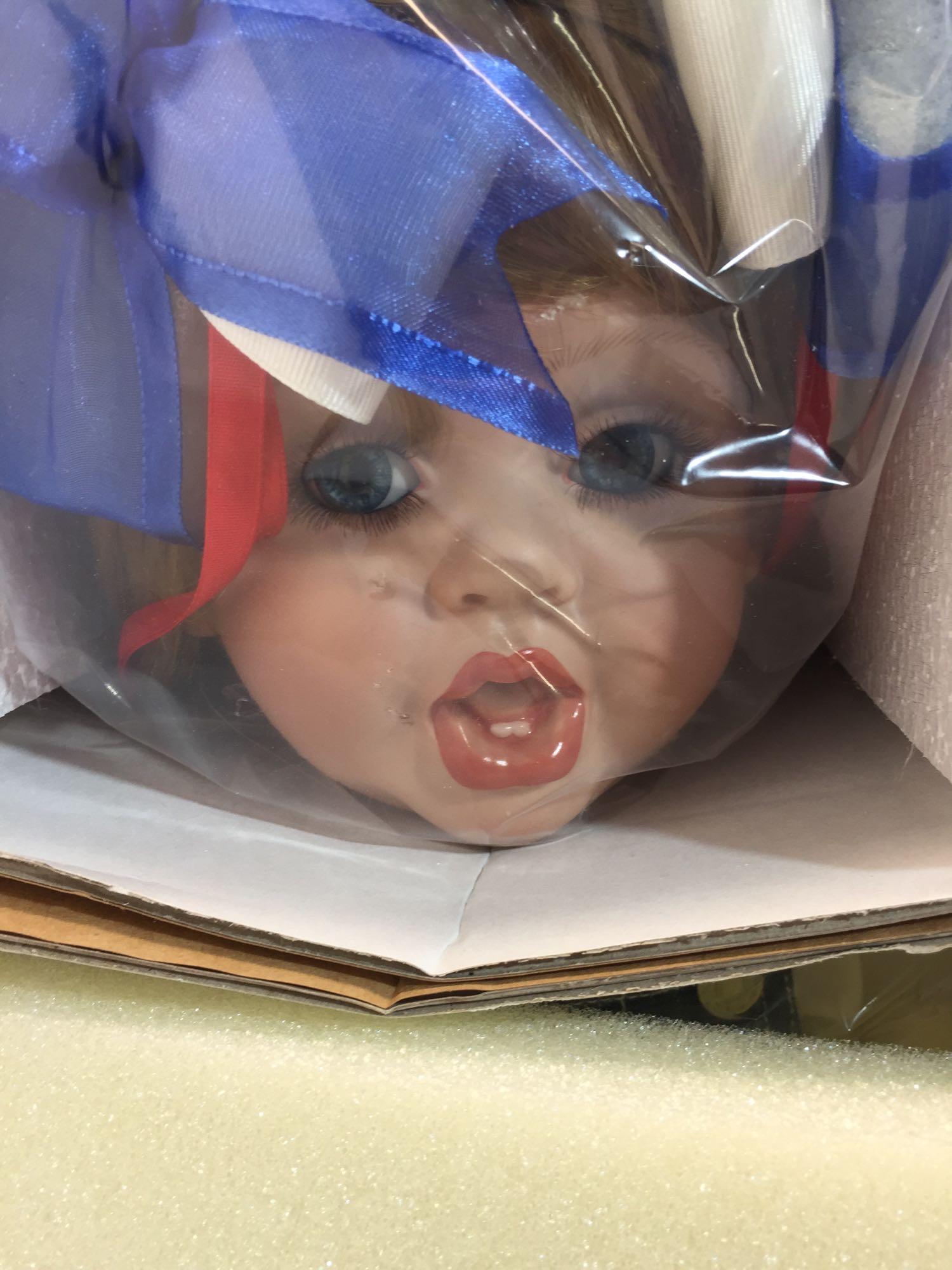 Precious Heirloom Dolls - The Fayzah Spanos Collection- Doll in Original Packaging 28x11x8in