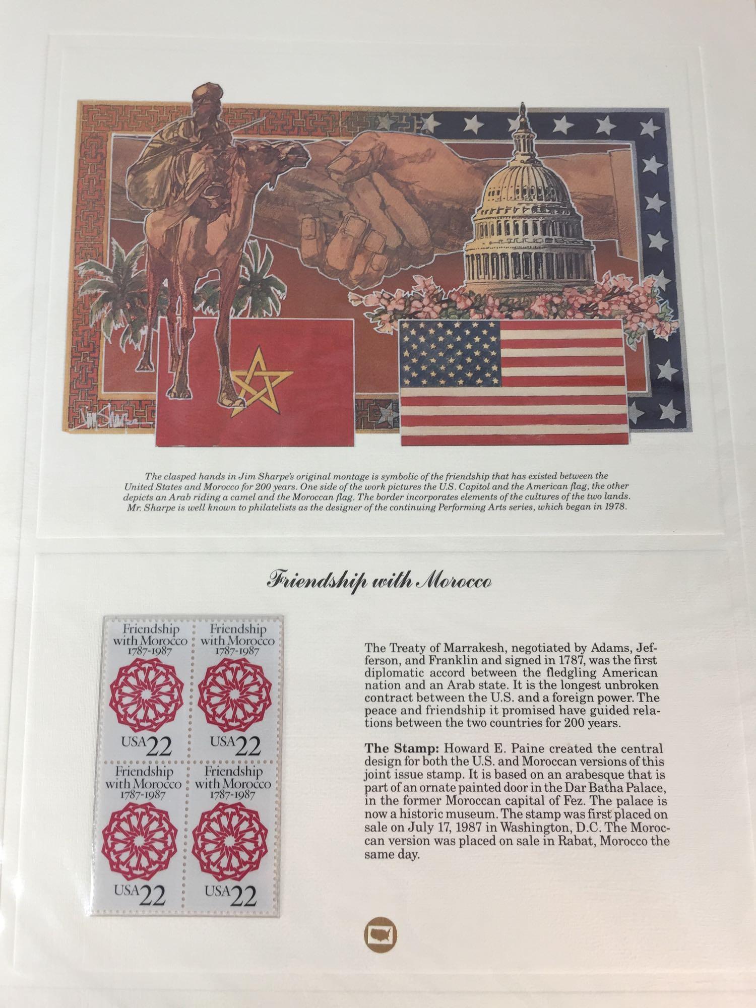 US Commemorative Stamp Collection Album