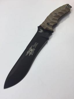 Benchmade 150 Marc Lee Fixed Blade Tactical Knife 7.3in Long w/ Sheath