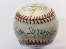 Signed Baseball 9 Autos No COA