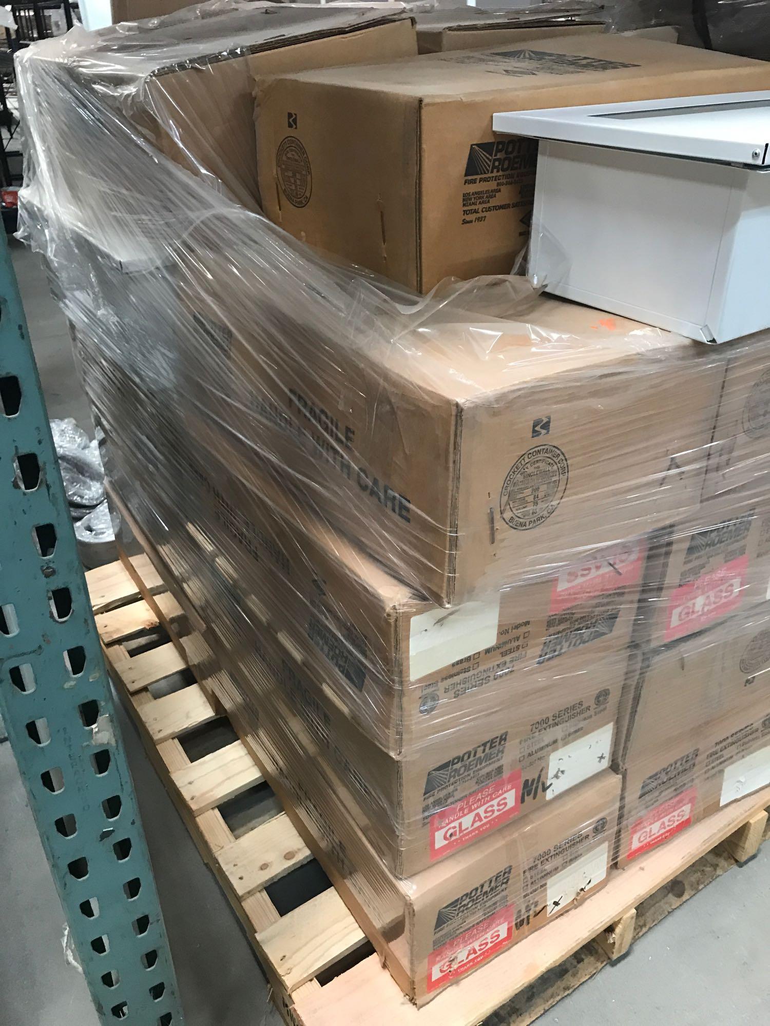 Entire Pallet Fire Extinguisher Boxes