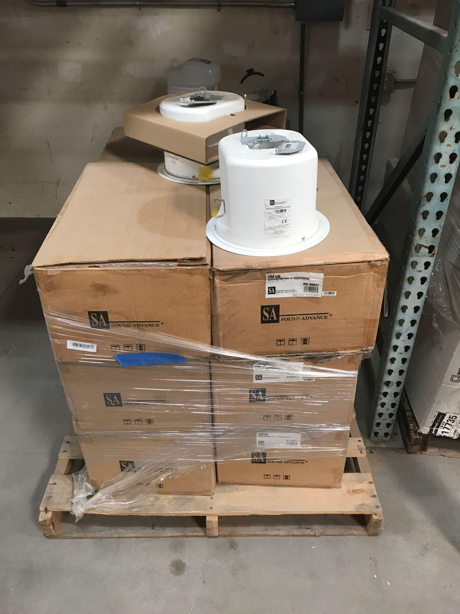 Pallet of Sound Advance Loudspeakers Location Southside FN1M 40057 Sound Advance