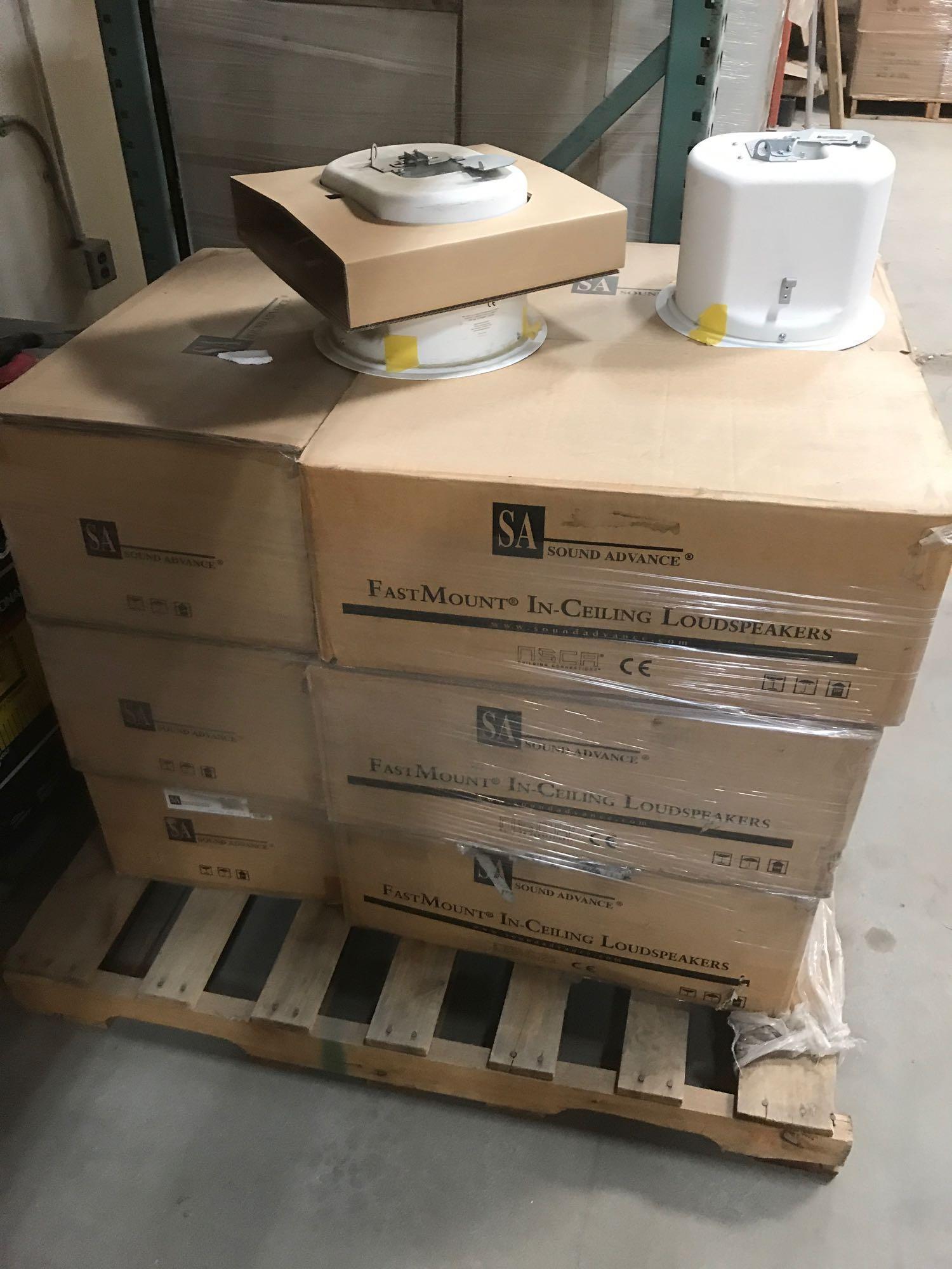 Pallet of Sound Advance Loudspeakers Location Southside FN1M 40057 Sound Advance