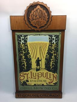 St. Lupulin Ft Collins Colorado Art Plaque 31x16in