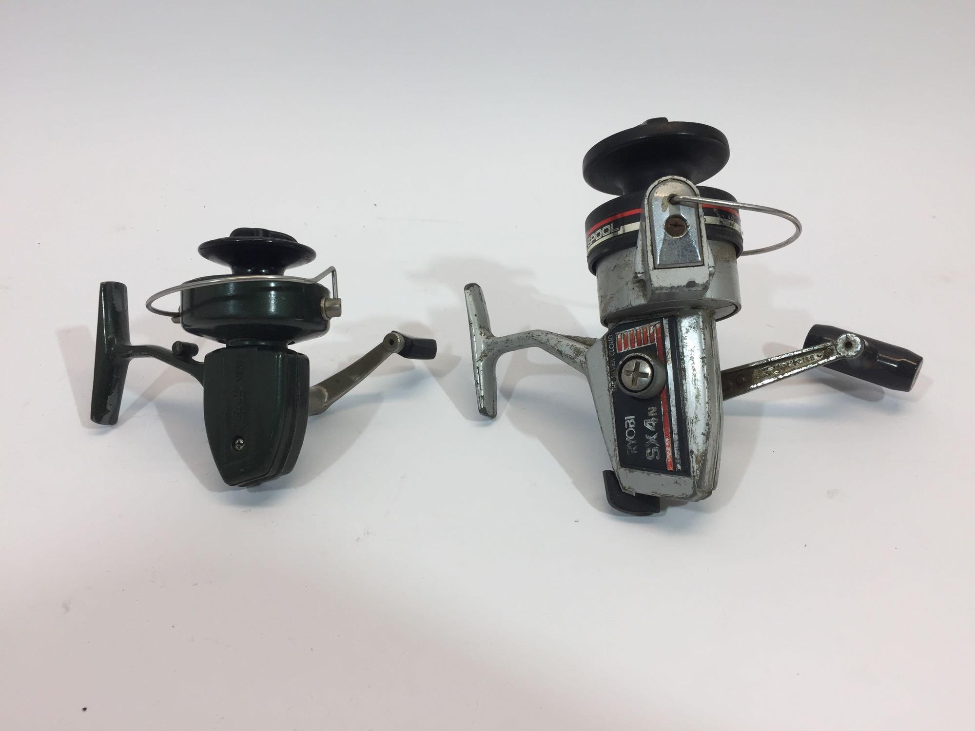 2 Fishing Reels - Ryobi SX4 N, Zebco XR11