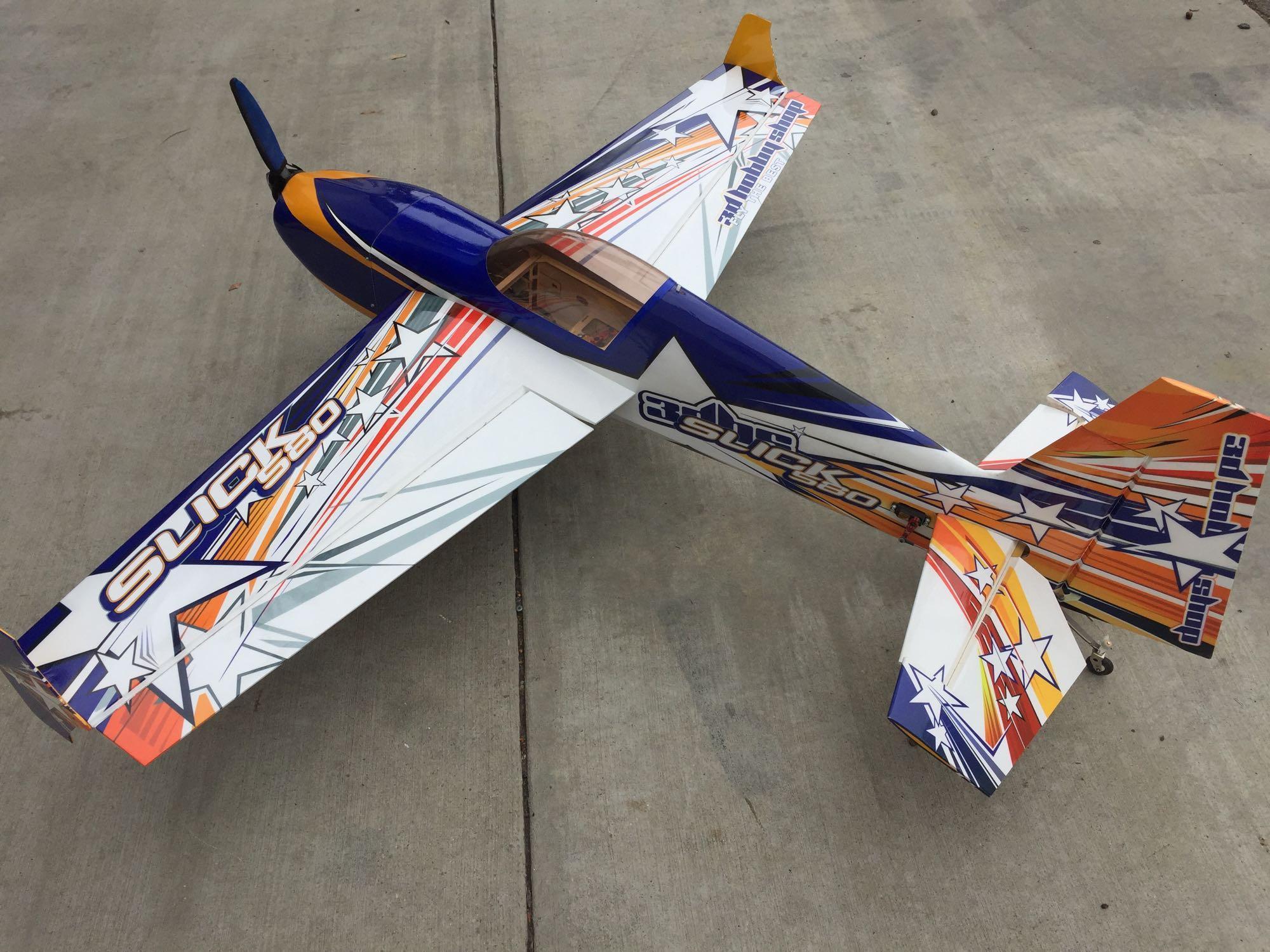 Extreme Flights Slick 580 Scale RC Airplane 58in Long, 60in Wingspan