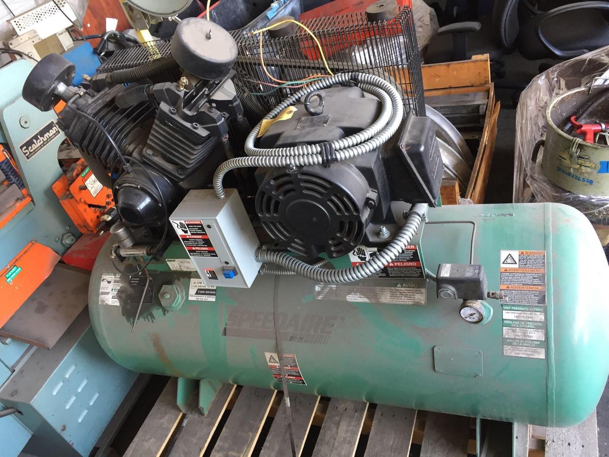 Speedaire Model No. 1WD78 3 Phase Industrial Air Compressor 5ft Long 3PH