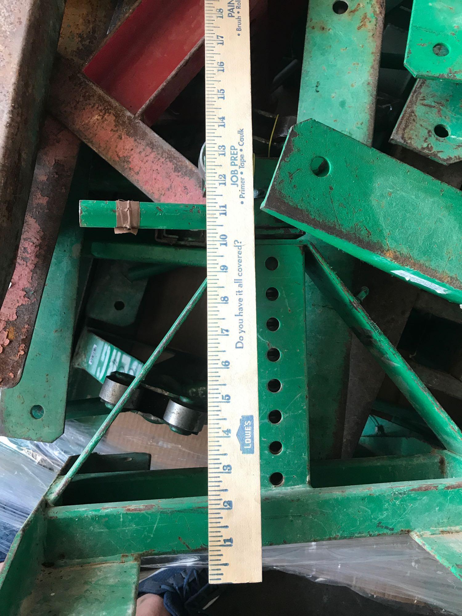 Greenlee 687 Screw Type Reel Stands 2500 lb capacity 13 inches tall...Entire Pallet