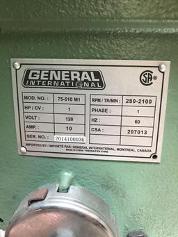 General International Drill Press Model 75-510 M1 120V 10 Amp.