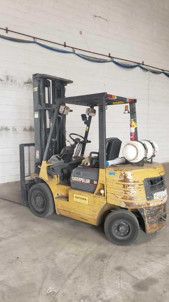 Caterpillar gp25 lp 50 5000lb forklift tested running see video