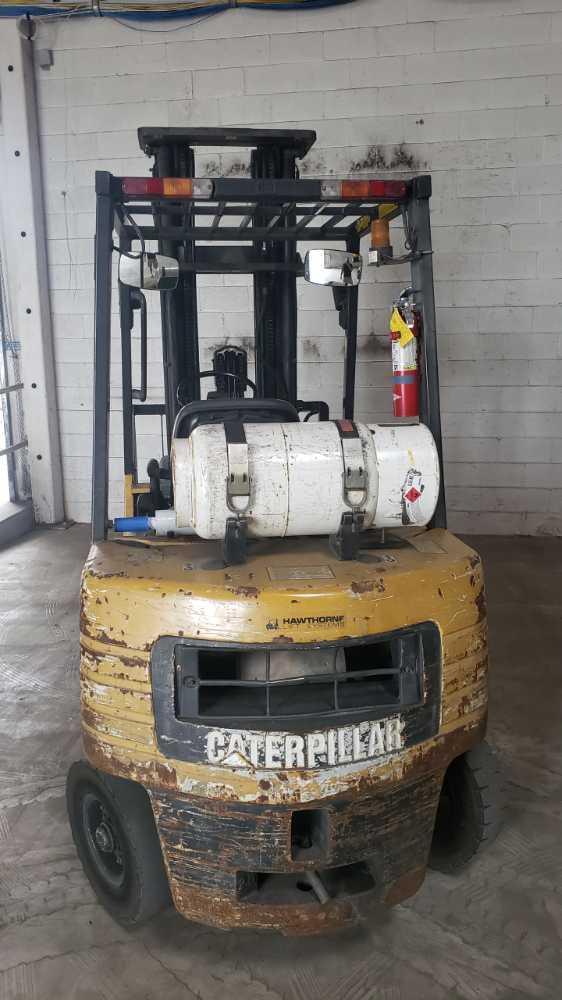 Caterpillar gp25 lp 50 5000lb forklift tested running see video