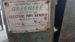 Greenlee Electric 555 Pipe Bender Machine