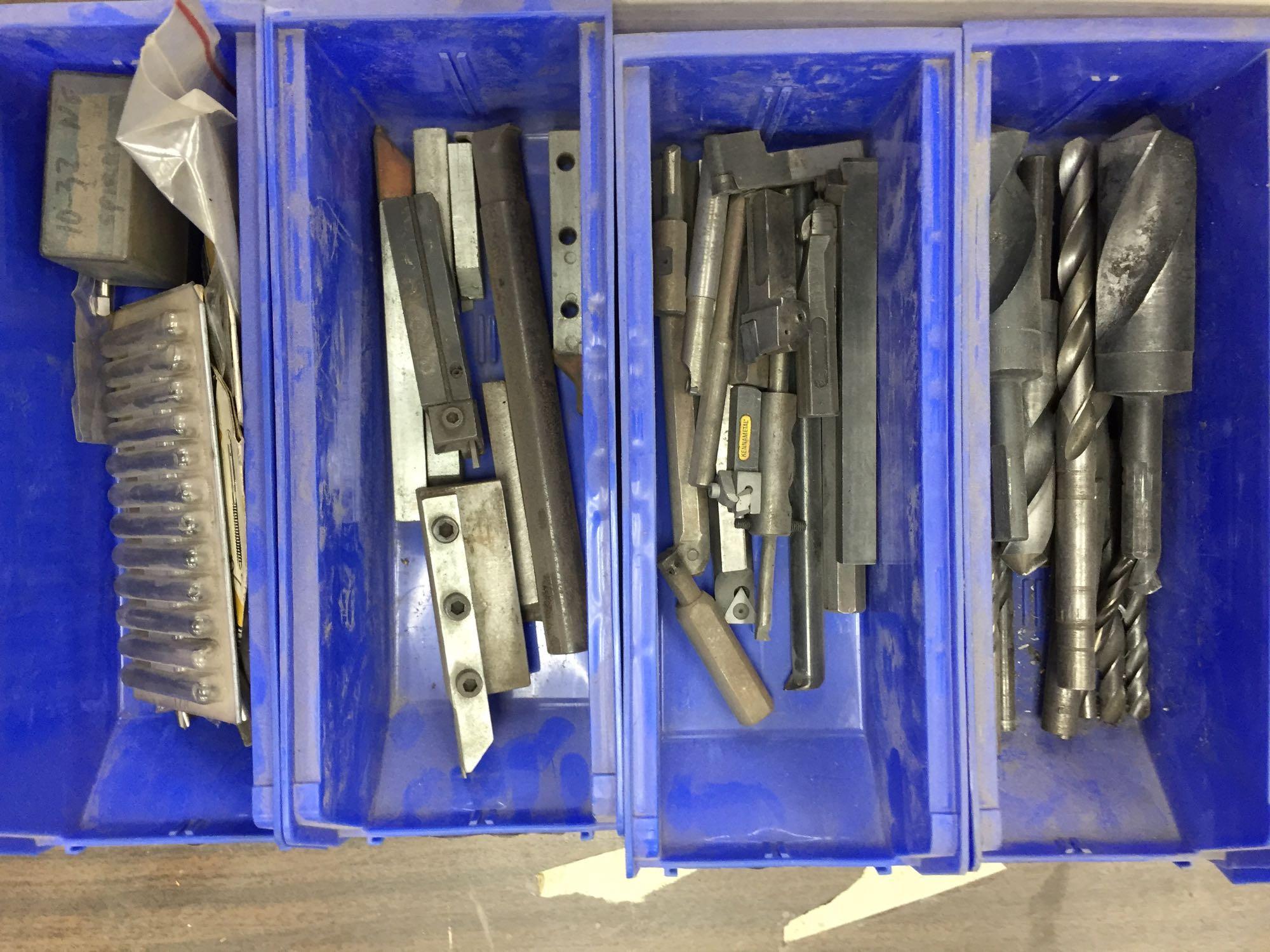 Lot of Tools, Drill Bits, Files, Taps, Dies, End Mills, etc