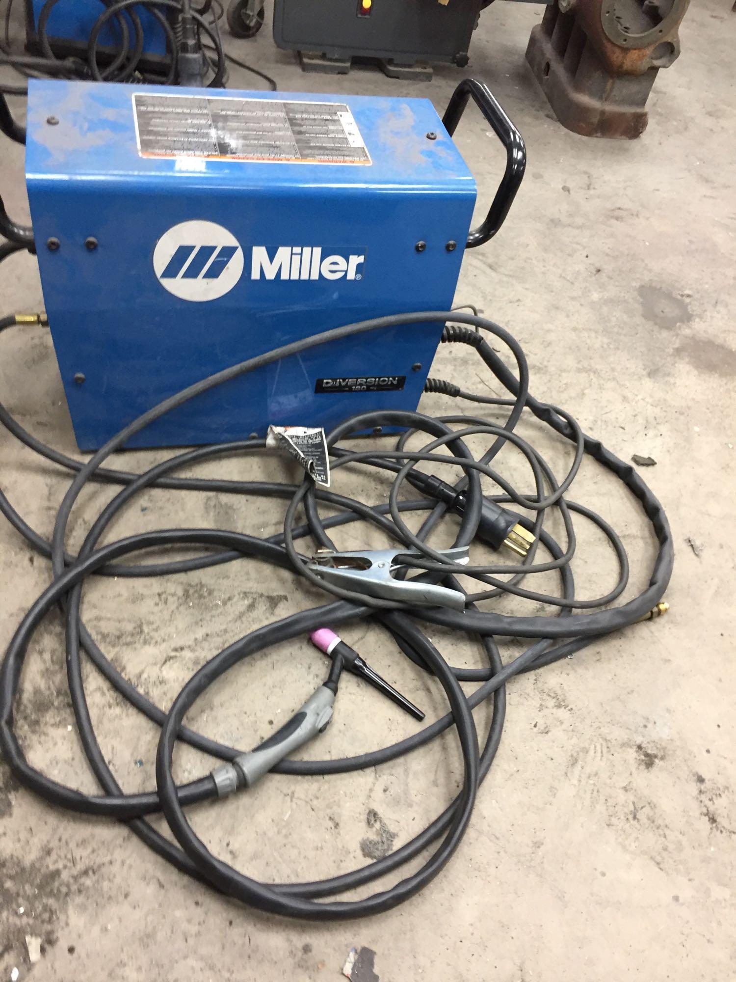 Miller Diversion 180 AC/DC TIG Welder for Aliminum, Steel, Stainless, Chromology
