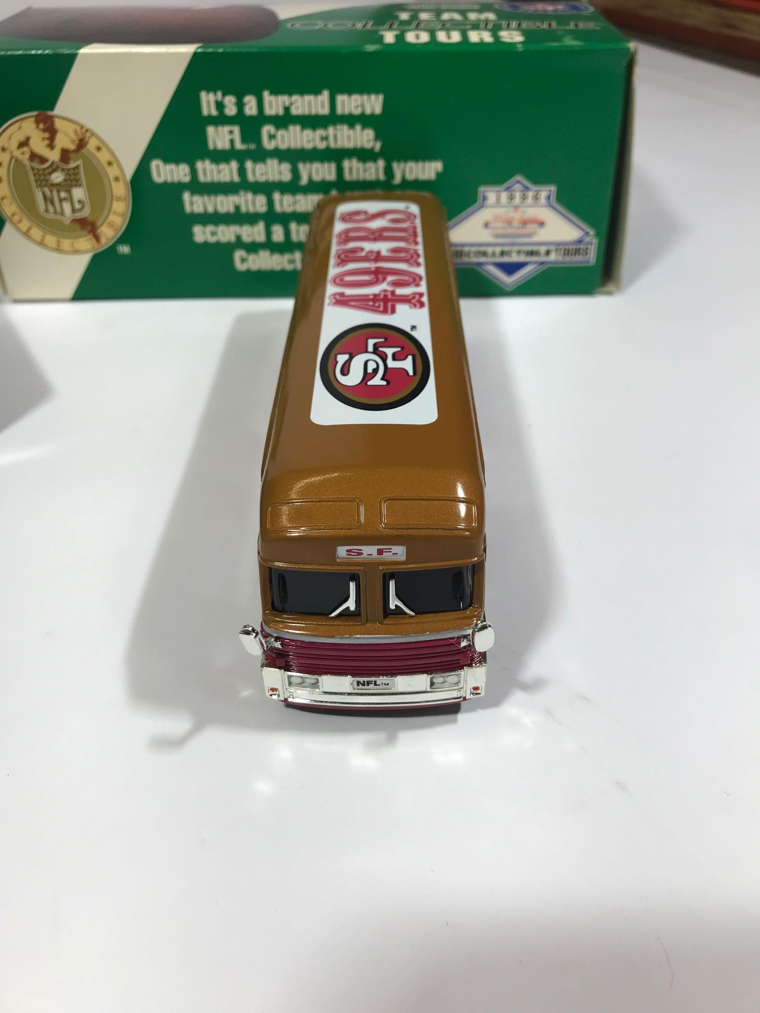 San Francisco 49ers Truck Bus Toys 2 Units