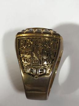 Ring says Los Angeles Lakers 2000 Finals Championship