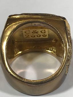 Ring says Los Angeles Lakers 2000 Finals Championship