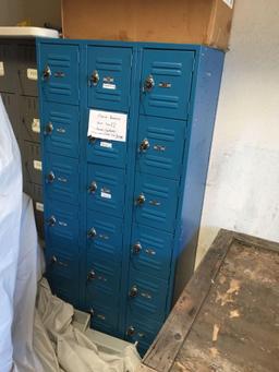 Blue Locker Cabinet 6.5ft Tall