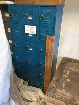 Blue Locker Cabinet 6.5ft Tall