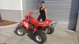 1995 Honda TRX300EX FourTrax ATV Motorcycle with Signed Title reg Good until 2020