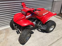 1995 Honda TRX300EX FourTrax ATV Motorcycle with Signed Title reg Good until 2020