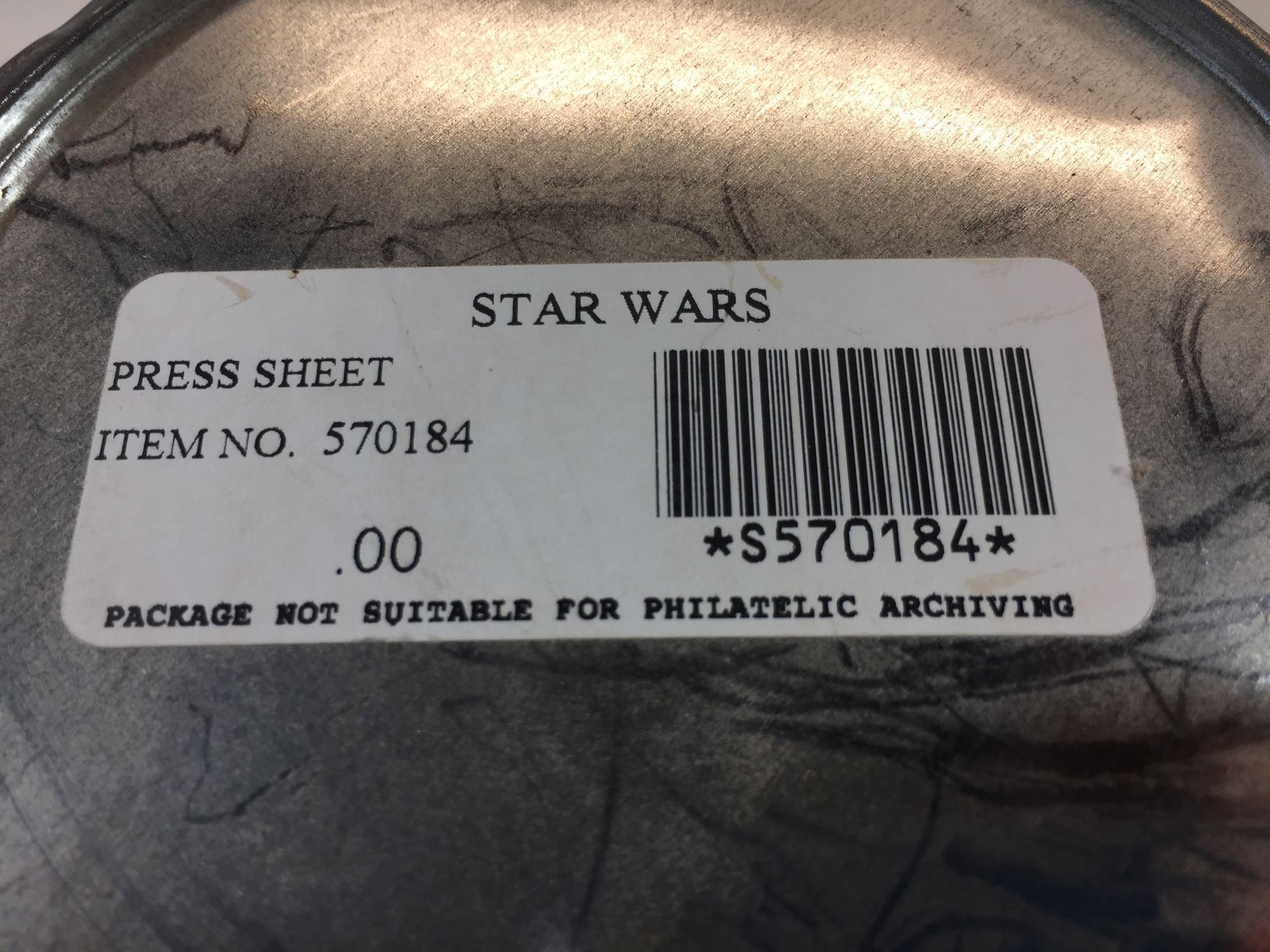 Lot of 4 Rolls of Star Wars US Stamp Sheets, Each Roll has 45 x $0.41 Cent Stamps