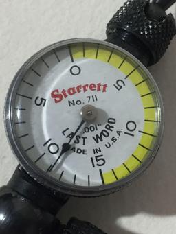 Starrett 711 Last Word Dial Test Indicator in Case