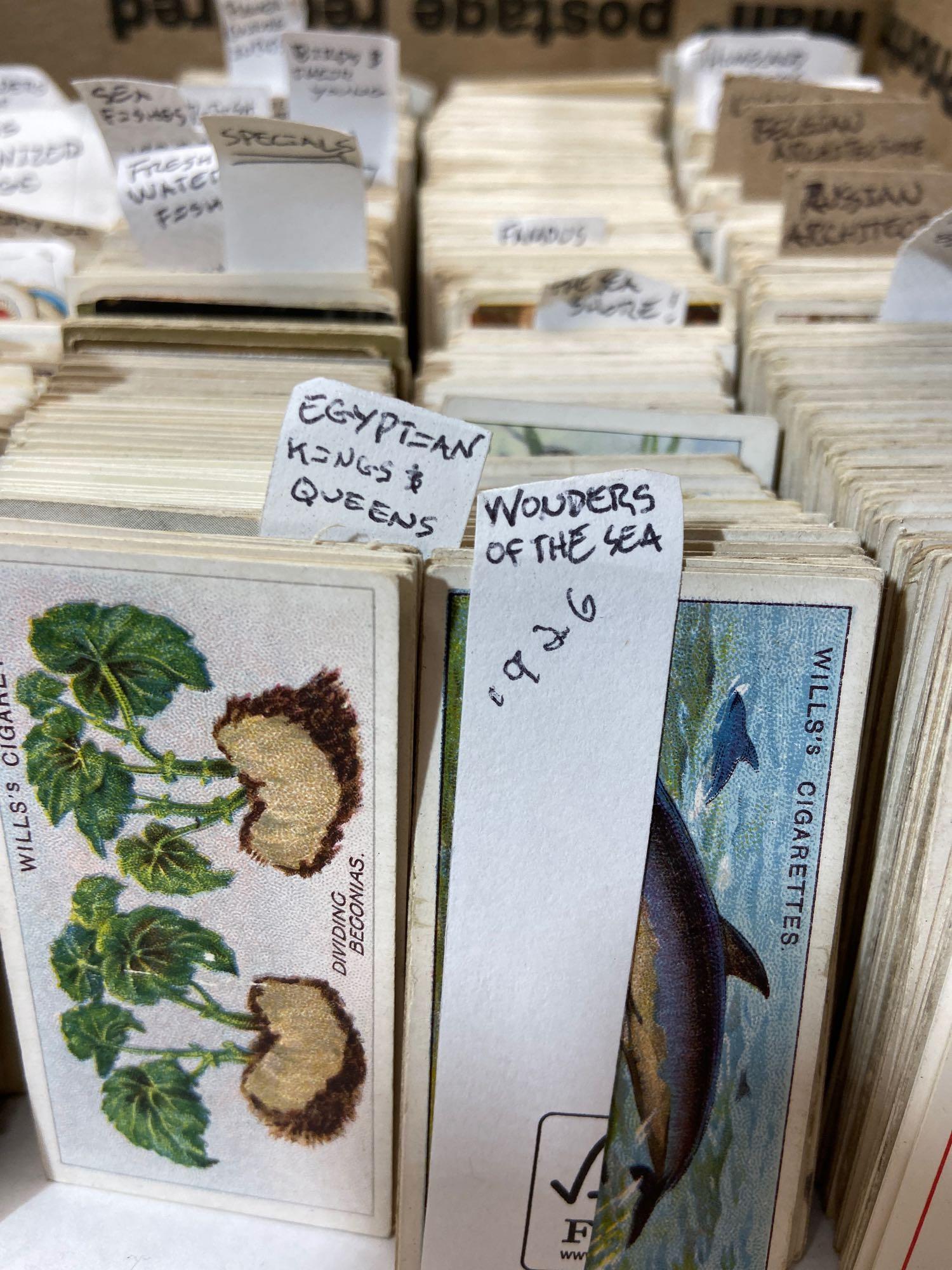 Box of Vintage Cigarette Cards