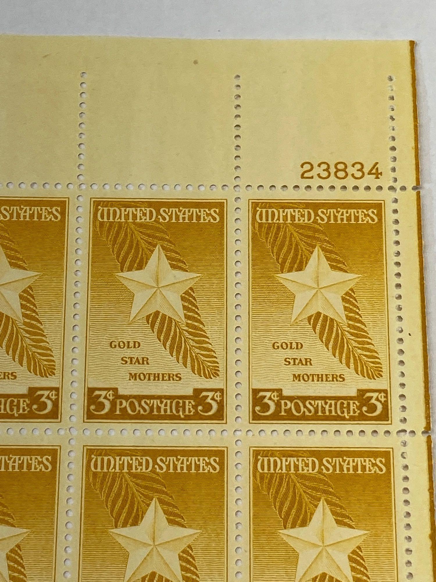 Lot of 11 U.S. Stamp Sheets