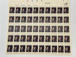 Lot of 11 U.S. Stamp Sheets