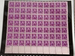 Lot of 12 U.S. Stamp Sheets