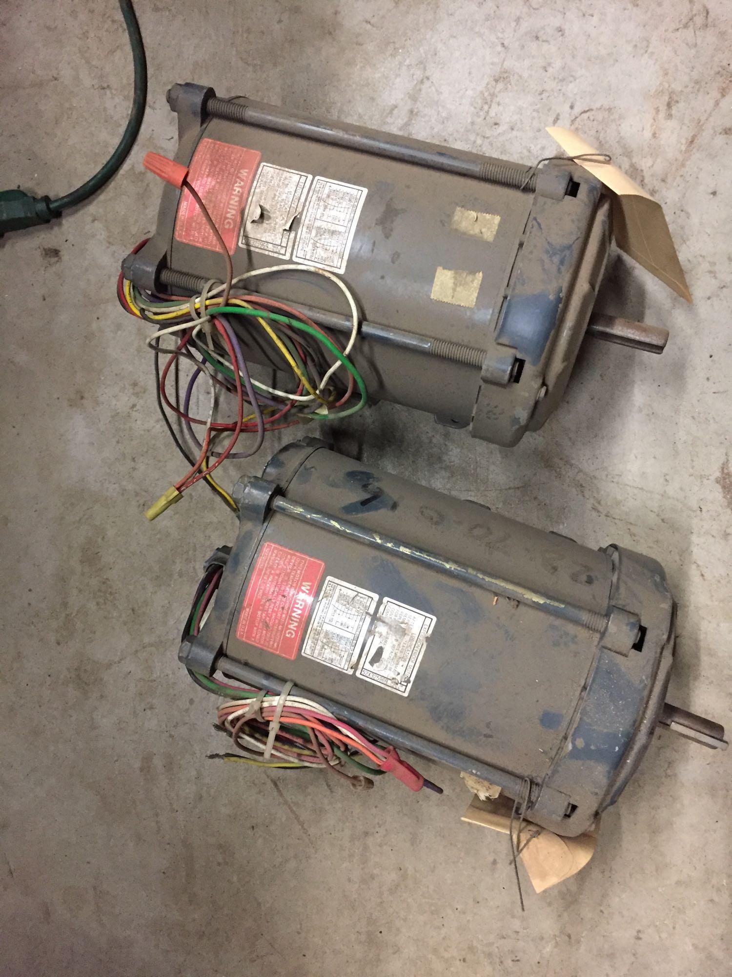 Lot of 2 GE Motors Model 5KC47PG1247EX