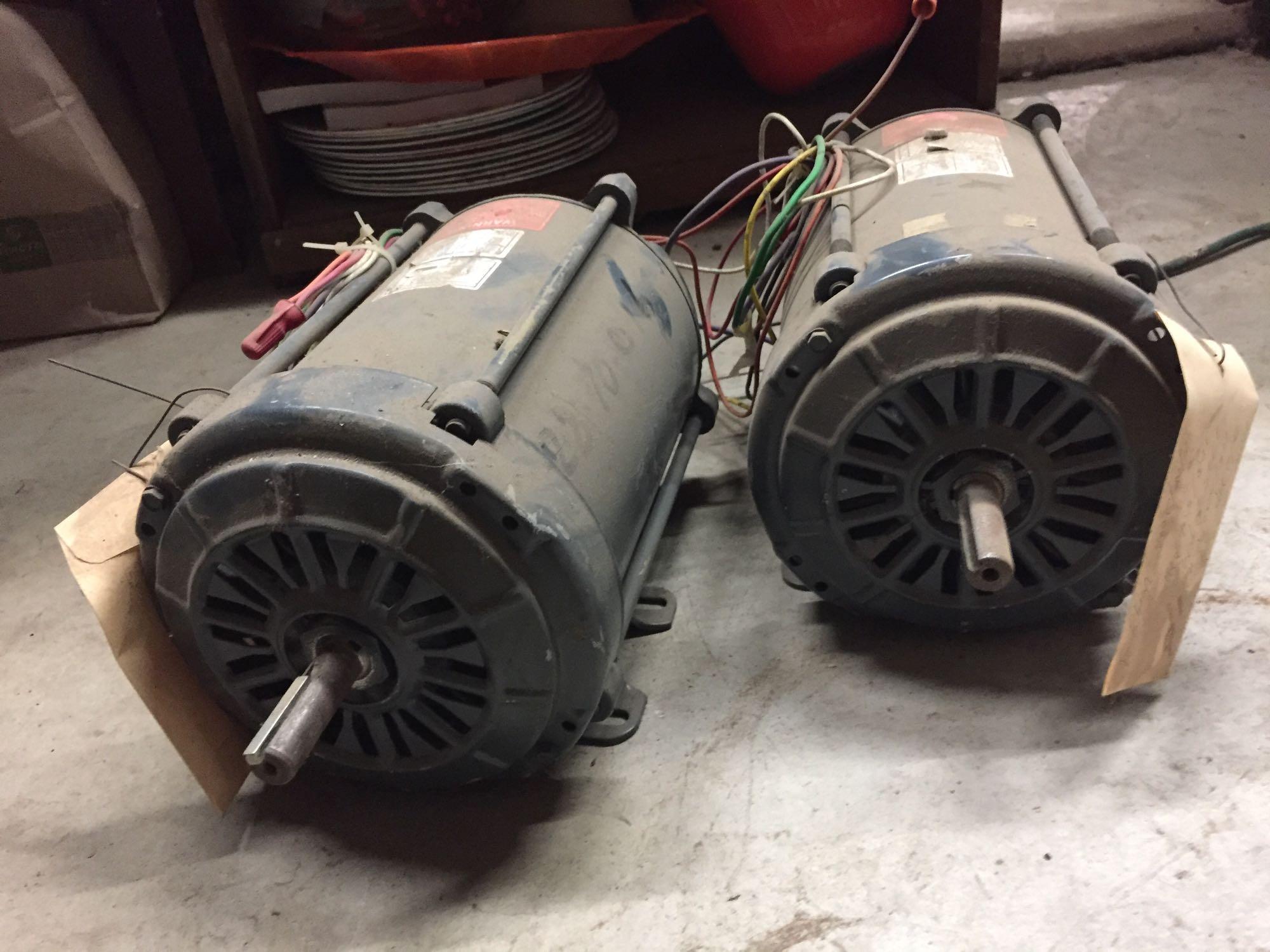 Lot of 2 GE Motors Model 5KC47PG1247EX