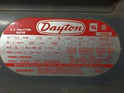 Dayton AC Induction Motor, Model 2Z151C