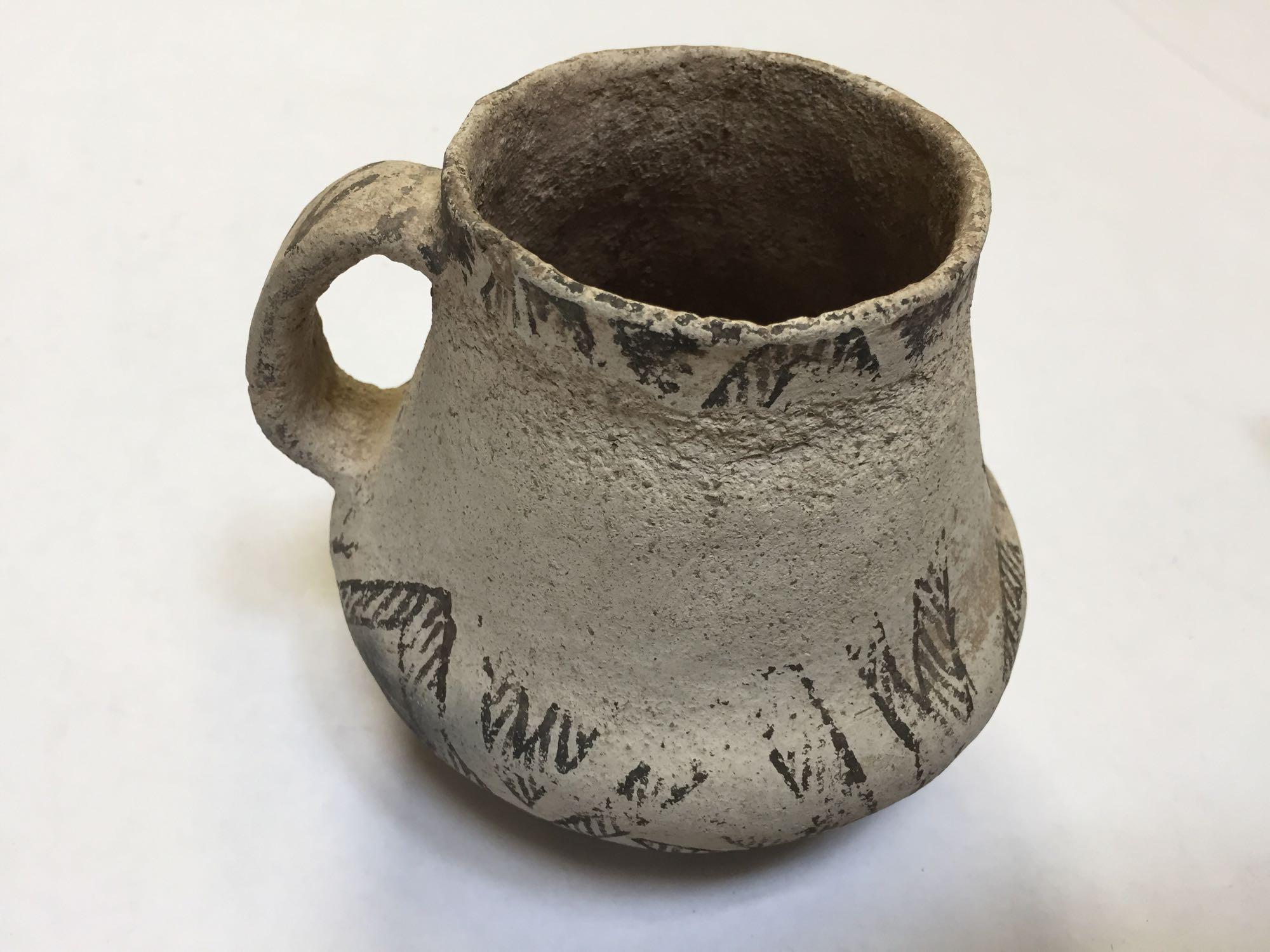 Clay Native American Pot, says Anasazi 1000 Years Old