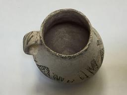 Clay Native American Pot, says Anasazi 1000 Years Old
