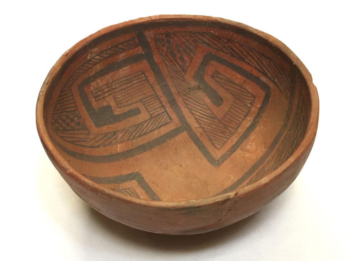 Clay Native American Bowl