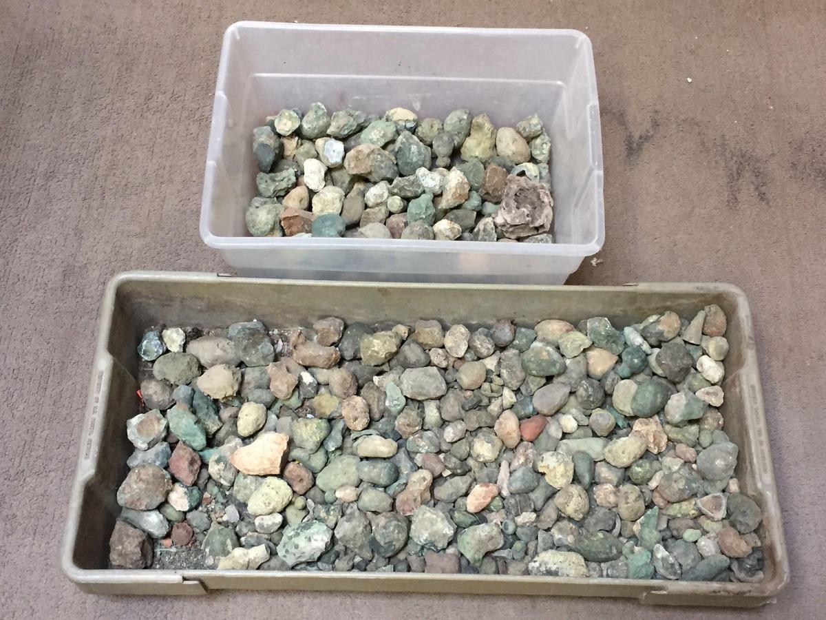 Large Lot of Geodes, Stones, Rocks