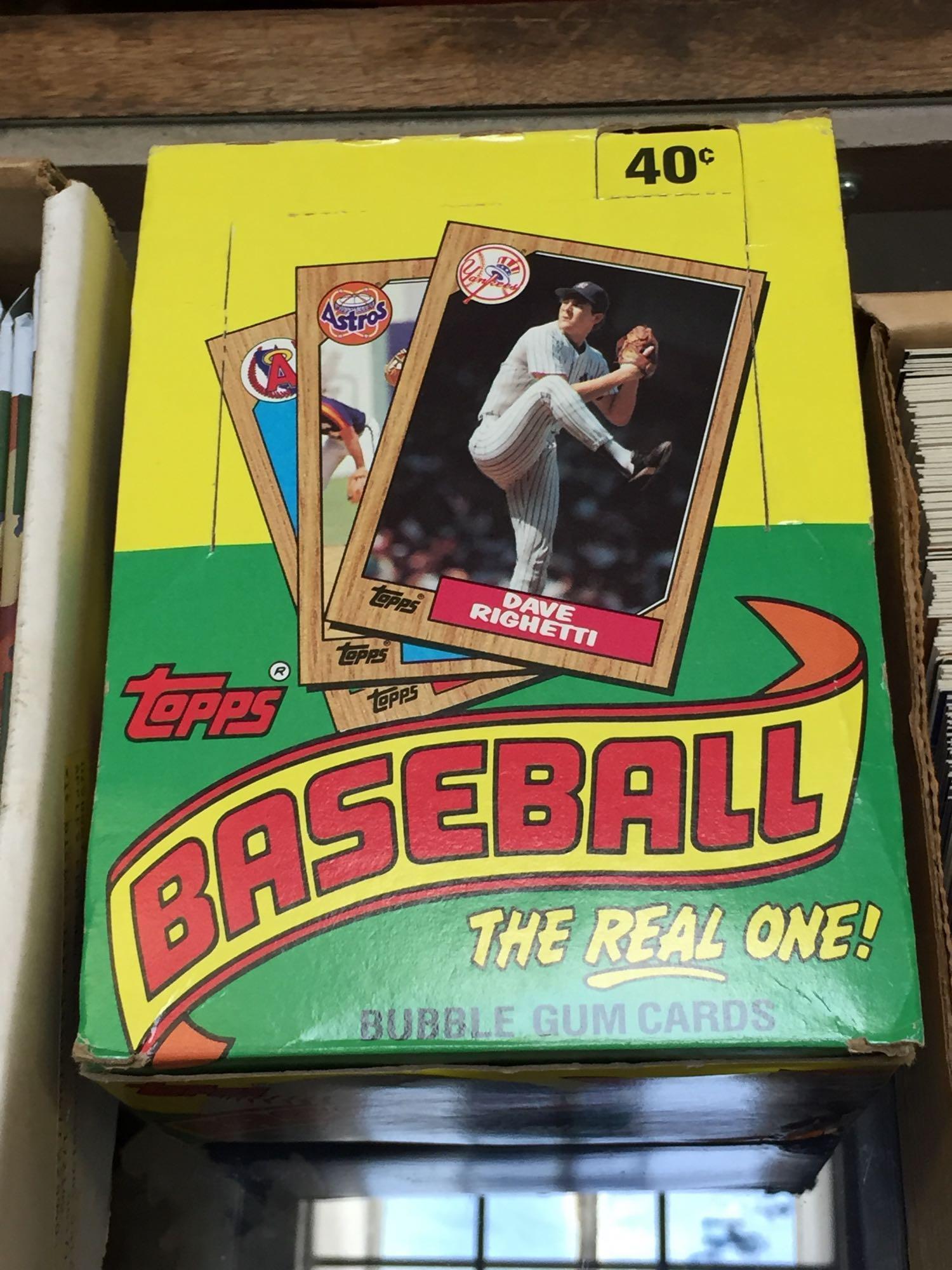 Loose & Unopened Baseball Cards, Topps, Fleer, Batman Cards, Disney Cards, etc