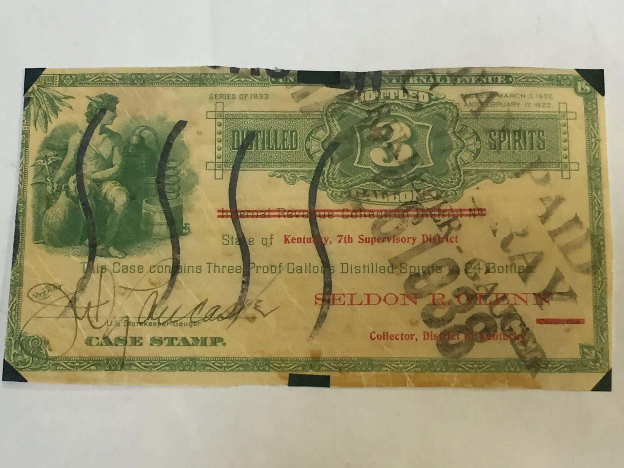 Prohibition Era Spirits Note, Foreign Bills, Iraq, Jamaica, Ghana, etc