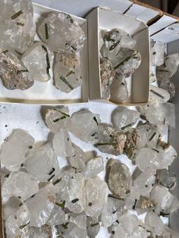 Lot of Crystals, Tourmaline, Quartz