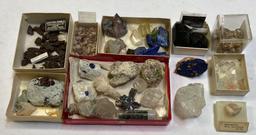 Lot of Meteorites, Crystals, Stones, Topaz, Tourmaline, etc