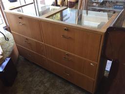 Display Cabinet 5ft Wide, 22in Deep, 38in Tall