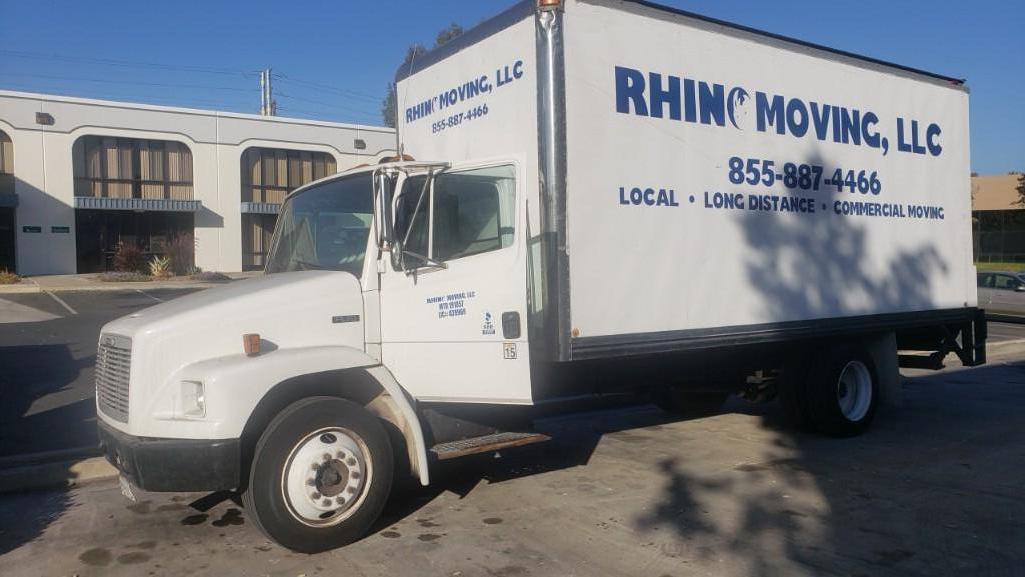 1997 Freightliner FL70 22' Box Diesel Truck VIN 1FV3HFAC9VH823573 Automatic Transmission TAG 5K95991