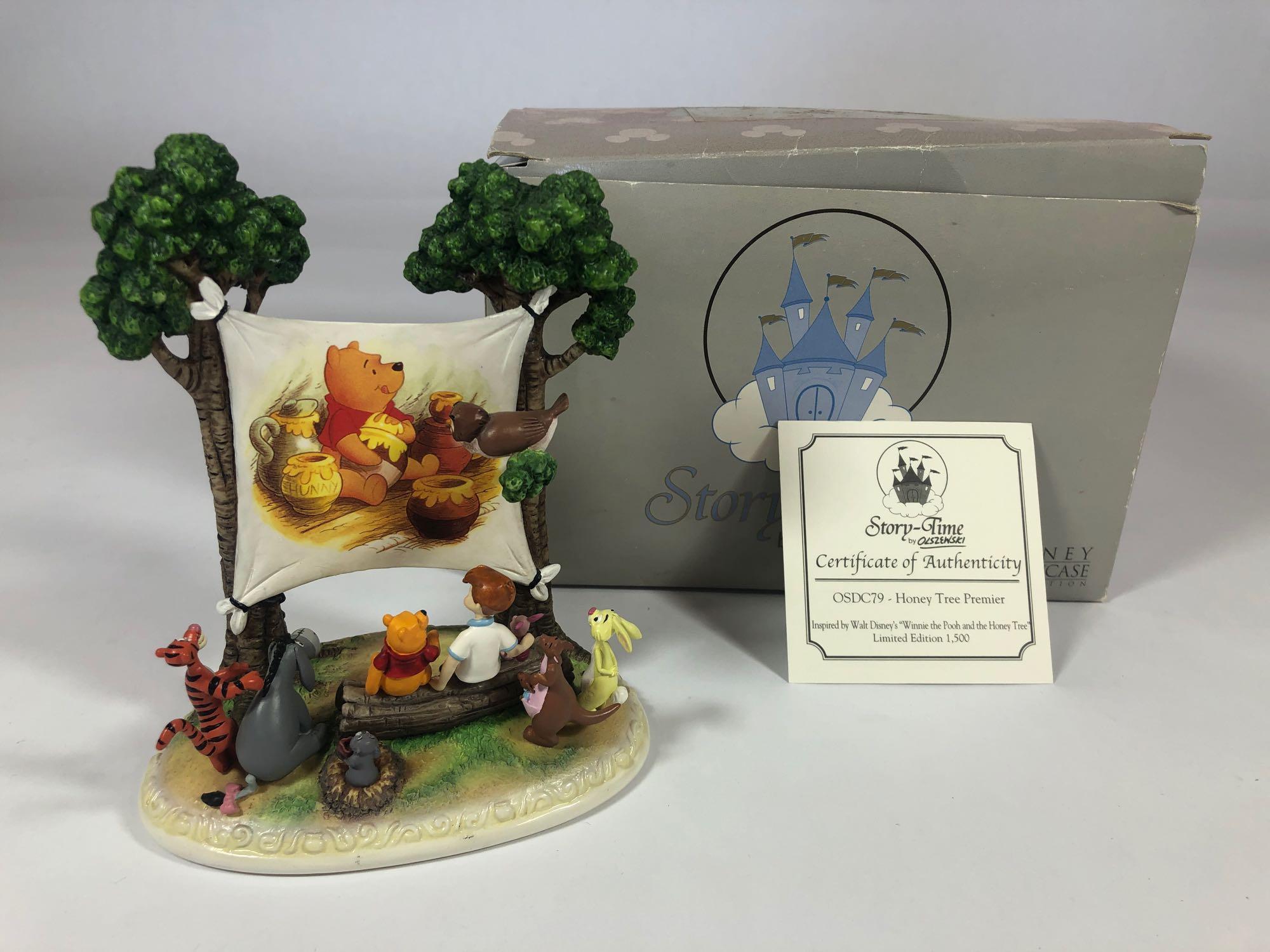 Winnie The Pooh Honey Tree Premier Limited Edition Sculpture OSDC79 w/ CoA 2005 Disney Showcase