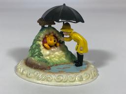 Winnie The Pooh A Rainy Day Visitor Limited Edition Sculpture DC24 w/ CoA 2001 Disney Showcase